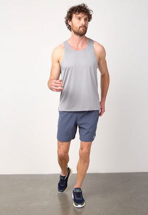 Pantaloneta new balance Impact Run 7" Azul