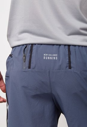 Pantaloneta new balance Impact Run 7" Azul