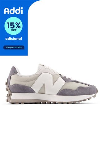 Tenis New Balance 327 Hombre-Blanco/Gris New Balance
