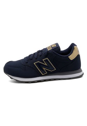 Tenis Lifestyle Azul Navy-Dorado New Balance 500