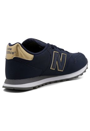 Tenis Lifestyle Azul Navy-Dorado New Balance 500