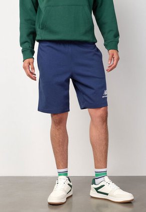 Pantaloneta new balance Essentials Stacked Azul