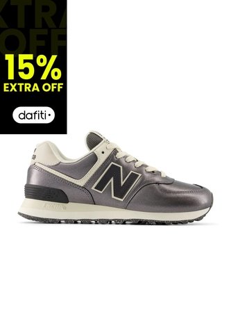 Tenis Deportivos New Balance Originales 574W Gris Para Mujer New Balance