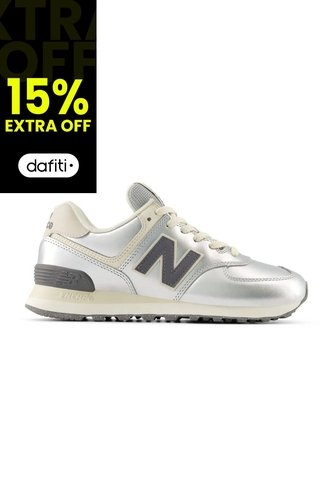 Tenis Deportivos New Balance Originales 574W Gris Para Mujer New Balance