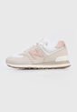 Tenis Lifestyle Beige-Rosa-Blanco New Balance 574 de New Balance