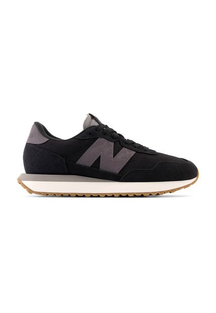 Tenis New Balance 237 Mujer Negro Moderno Casual Original