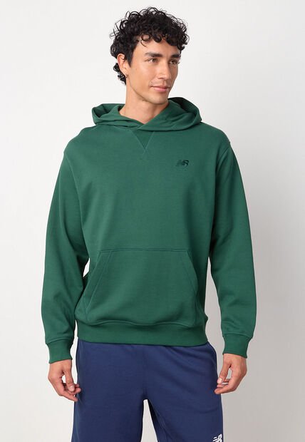 Hoodie new balance Athletics French Terry Verde