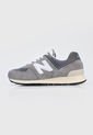 Tenis Lifestyle Gris-Marfil-Blanco New Balance 574 de New Balance