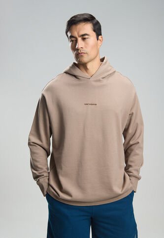 Hoodie new balance Athletics Linear Marrón New Balance