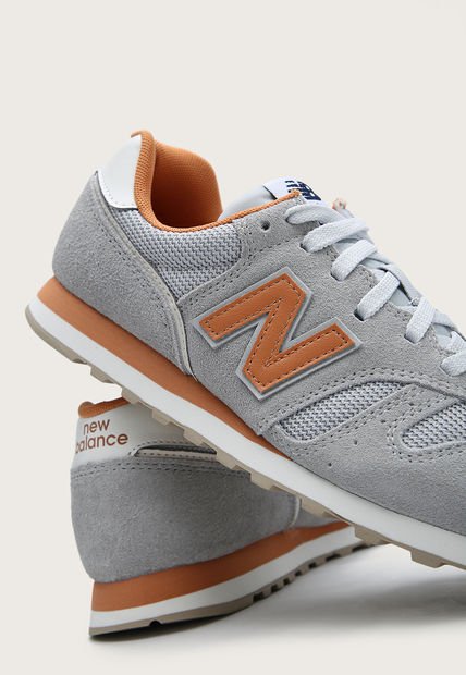 New balance 373 gris y naranja on sale