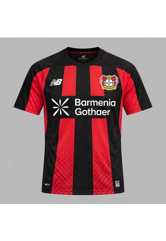 Camiseta New Balance Hombre Local Bayer 04 Leverkusen 26/27 - Rojo - Negro - Fútbol | Uso Casual Y Entrenamiento New Balance