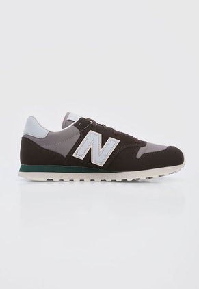 Tenis Lifestyle Café-Gris-Verde New Balance 500