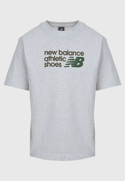Camiseta new balance Athletics Gris