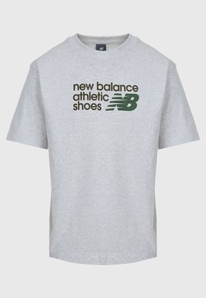 Camiseta new balance Athletics Gris