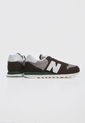 Tenis Lifestyle Café-Gris-Verde New Balance 500 de New Balance