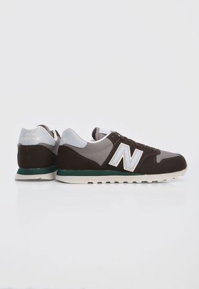 Tenis Lifestyle Café-Gris-Verde New Balance 500