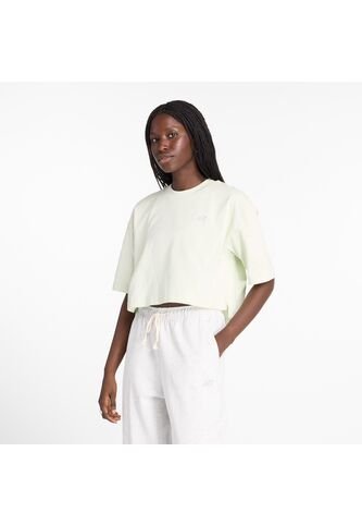 Camisa Tshirt Marca New Balance Relaxed Jersey Blanco Mujer New Balance