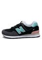 Tenis Lifestyle Negro-Gris-Verde New Balance Classics Traditonnels 574 de New Balance