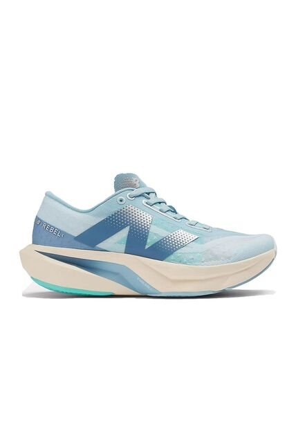 Tenis Deportivos New Balance  FuelCell Rebel Azul Para Mujer