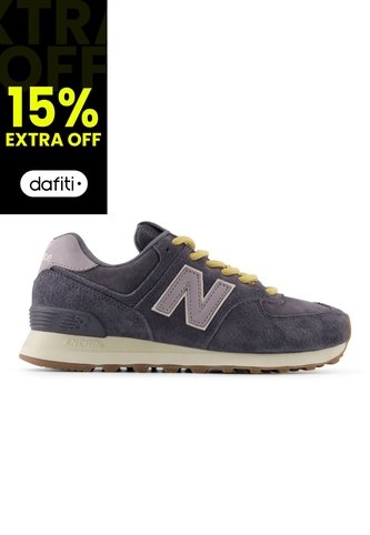 Tenis New Balance 574 Mujer-Gris Azulado New Balance