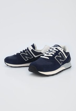 Tenis Lifestyle Azul-Blanco-Negro New Balance 574