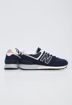 Tenis Lifestyle Azul-Blanco-Negro New Balance 574