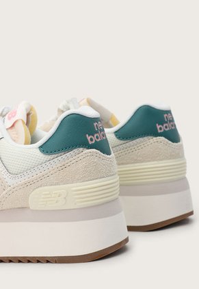 Tenis Lifestyle Marfil-Verde-Miel New Balance 574