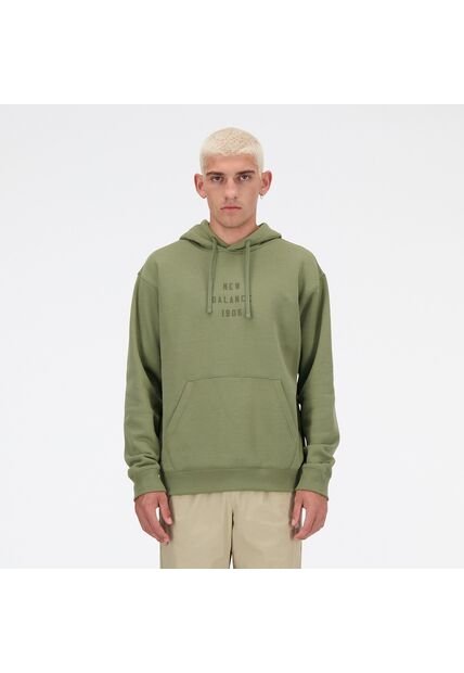 Chaqueta Deportiva New Balance Essentials Verde Para Hombre