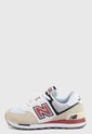 Tenis Lifestyle Blanco-Multicolor New Balance Wl574Vac de New Balance