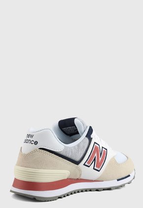 Tenis Lifestyle Blanco-Multicolor New Balance Wl574Vac