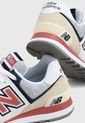 Tenis Lifestyle Blanco-Multicolor New Balance Wl574Vac de New Balance