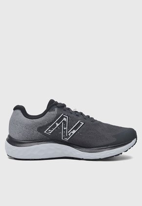 Tenis Running Gris-Negro-Blanco new balance 680v7