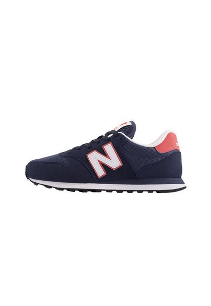 Tenis New Balance 500 Mujer-Azul/Blanco