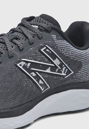 Tenis Running Gris-Negro-Blanco new balance 680v7