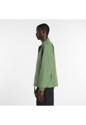 Chaqueta Deportiva New Balance Original Coaches Verde Hombre