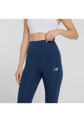 Leggings New Balance Originales Harmony High Rise Azul Mujer