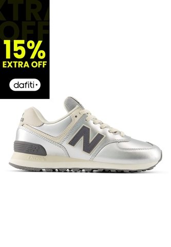 Tenis New Balance 574 Mujer-Gris New Balance