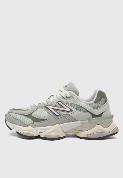 Tenis Lifestyle Verde Claro-Marfil new balance 9060