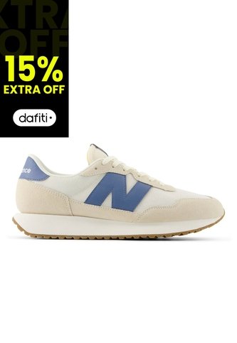 Tenis New Balance 237 Hombre-Beige/Azul New Balance