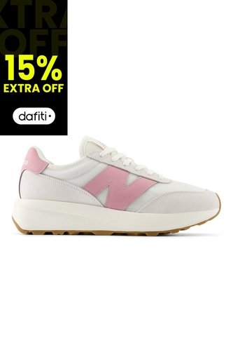 Tenis New Balance 370 Mujer-Blanco/Rosa New Balance