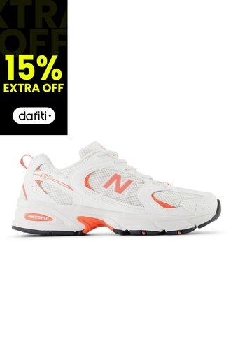 Tenis New Balance 530 Mujer-Blanco/Naranja New Balance