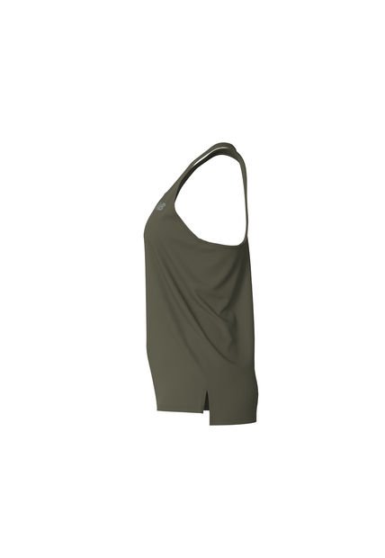 Camisa Deportiva New Balance Essentials Verde Para Mujer