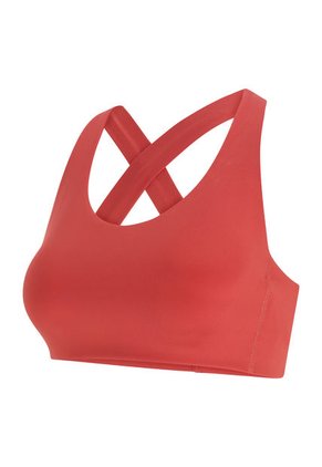 Top New Balance Original Fuel Bra DRYx Naranja Para Mujer