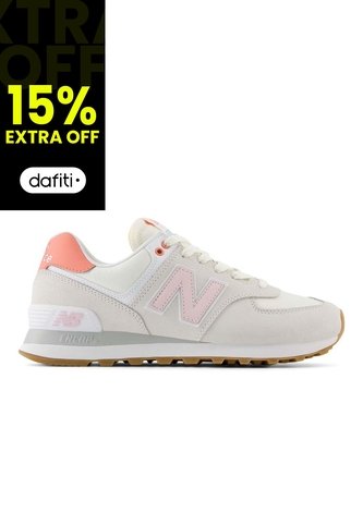 Tenis New Balance 574 Mujer-Beige New Balance