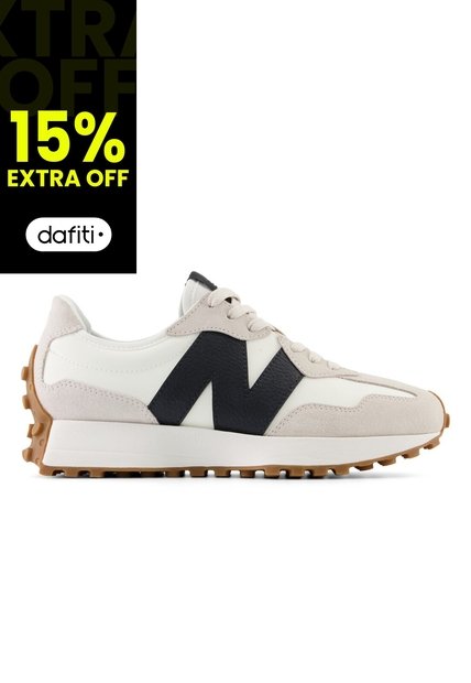 Tenis New Balance 327 Mujer-Blanco/Negro