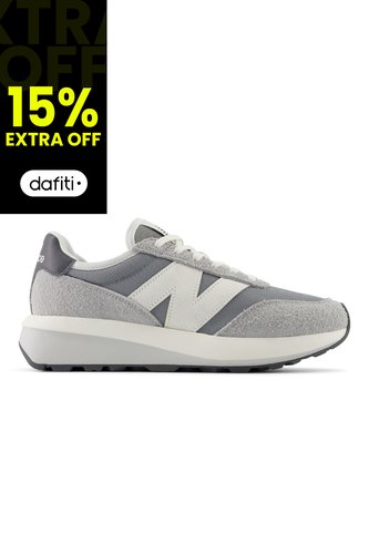 Tenis New Balance 370 Hombre-Gris/Blanco New Balance