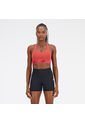Top New Balance Original Crop Pace Bra 3 Naranja Para Mujer de New Balance