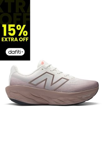 Tenis New Balance 1080 Mujer-Blanco/Cafe New Balance