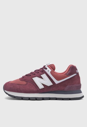 Tenis new balance 574 Borgoña New Balance