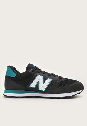 Tenis Lifestyle Negro-Verde-Blanco New Balance 500 v2